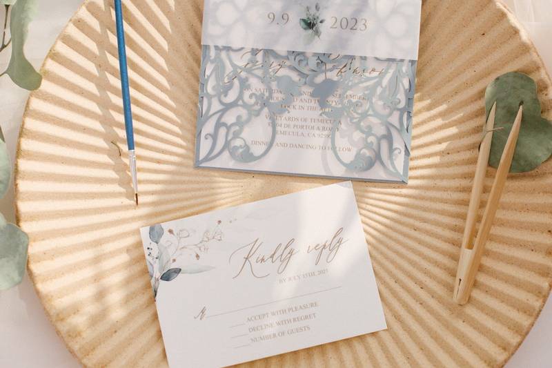 Laser Cut Invite