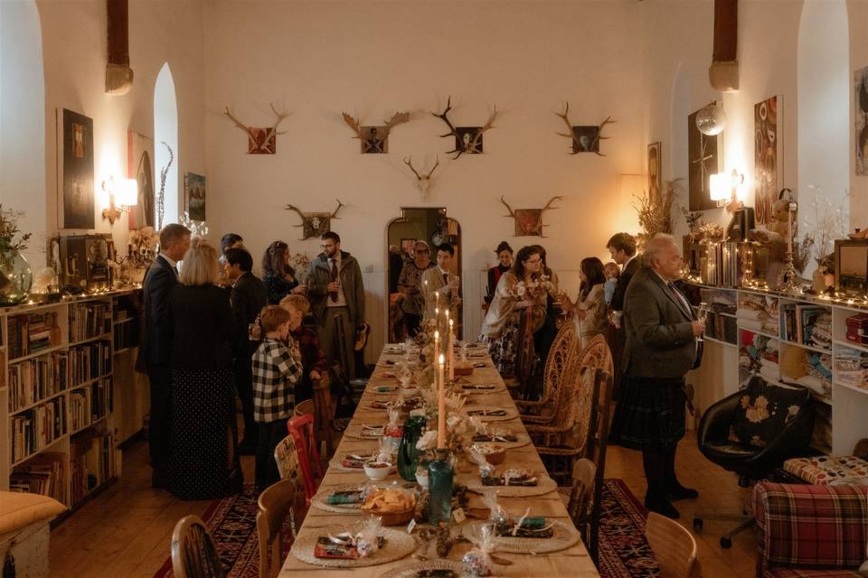 A riverside ceremony