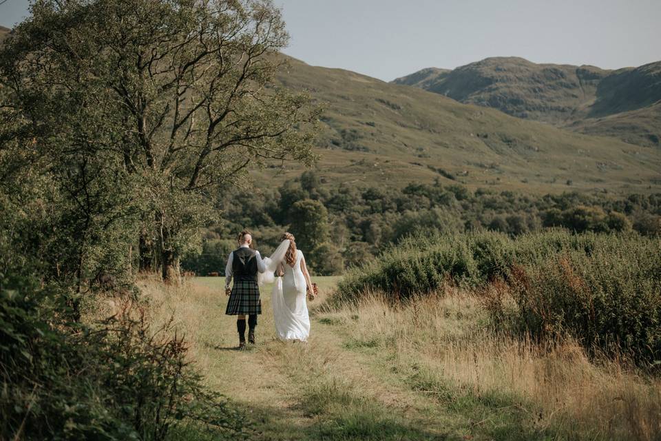 Erin  David's elopement