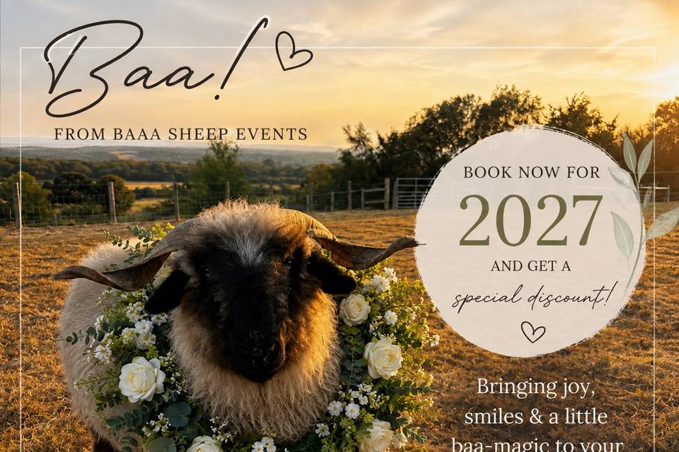 Bookings open