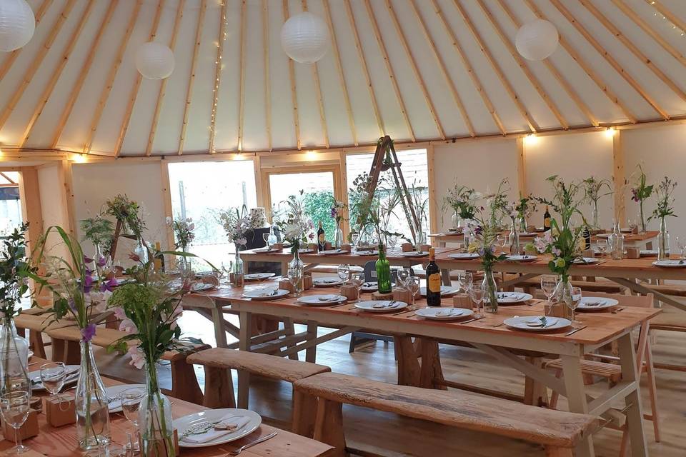 Reception Yurts