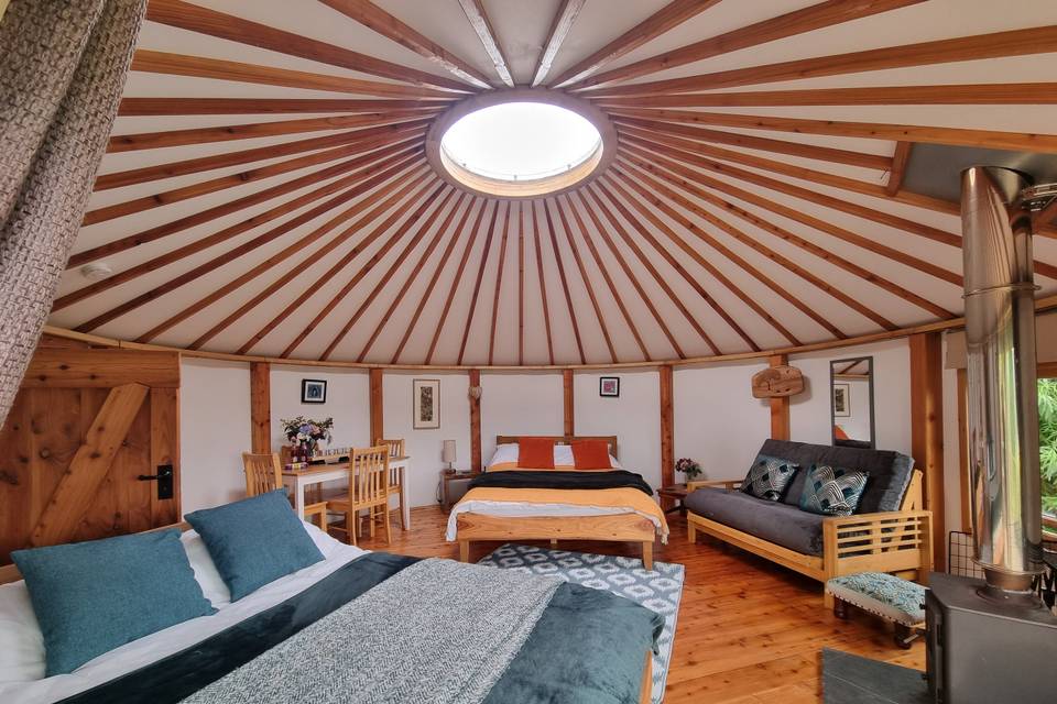 Inside the accommodation
