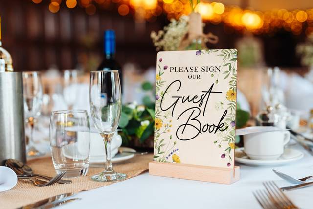 Wedding Table Signs