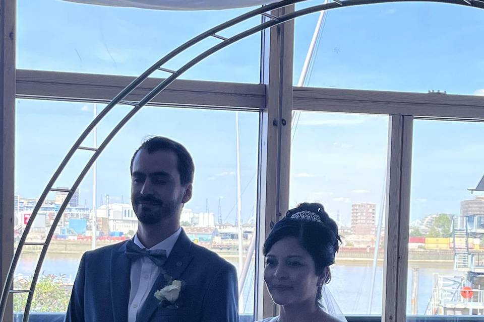 Paul & Dalia in Greenwich