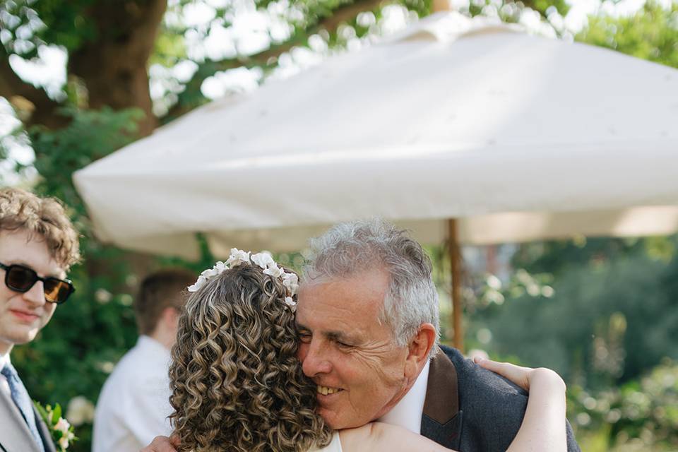 The best bit - happy hug
