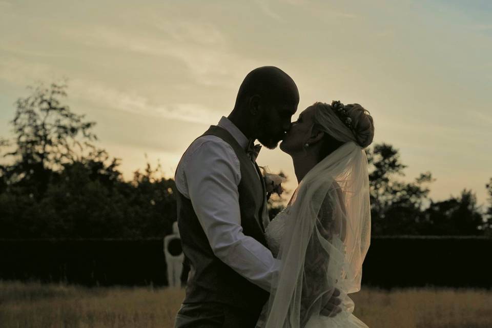 Couple at sunset