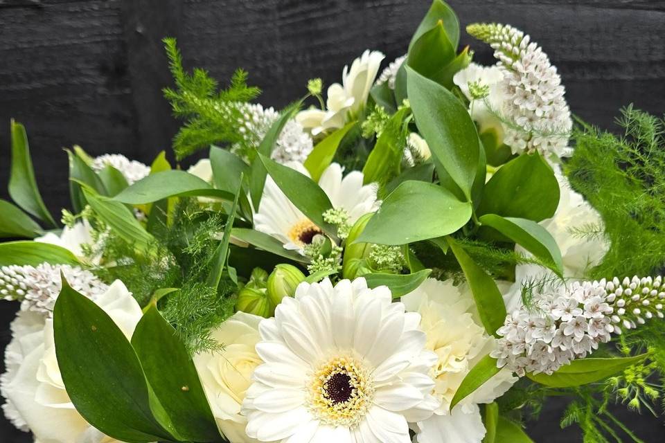 White bridesmaids