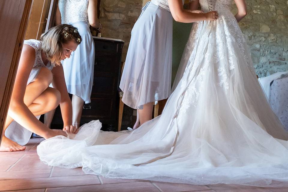 Charlotte e damigelle