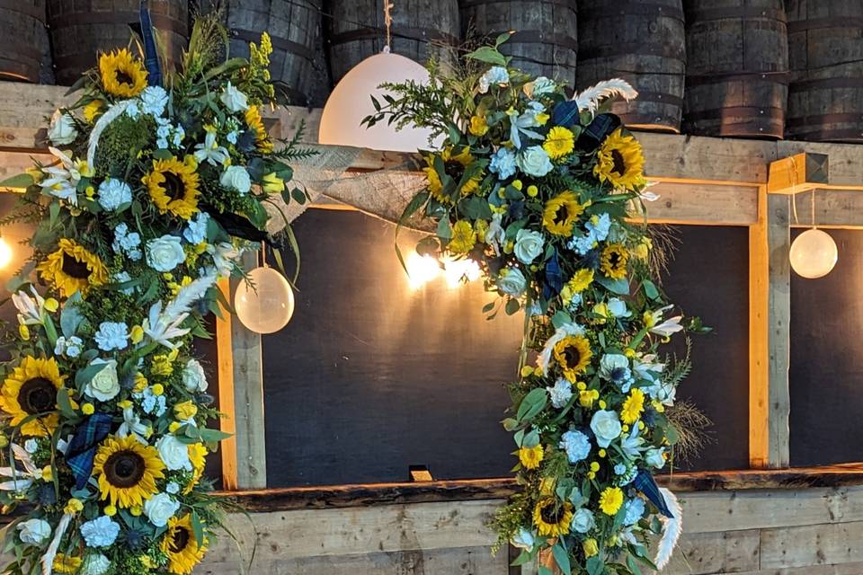 Sunflower arch