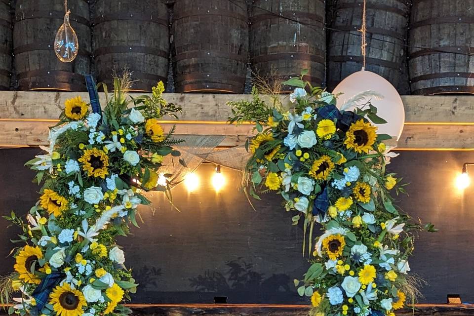 Sunflower arch