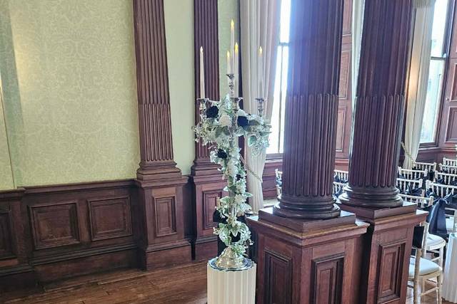 Candelabras on Pillars