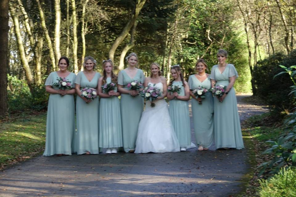 Stunning brides wedding day