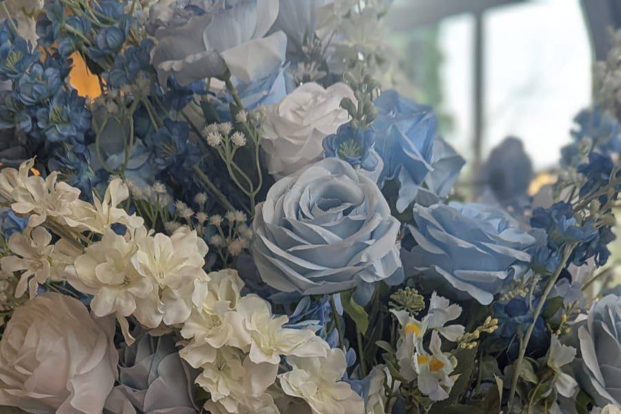 Dusty blue weddings Yorkshire