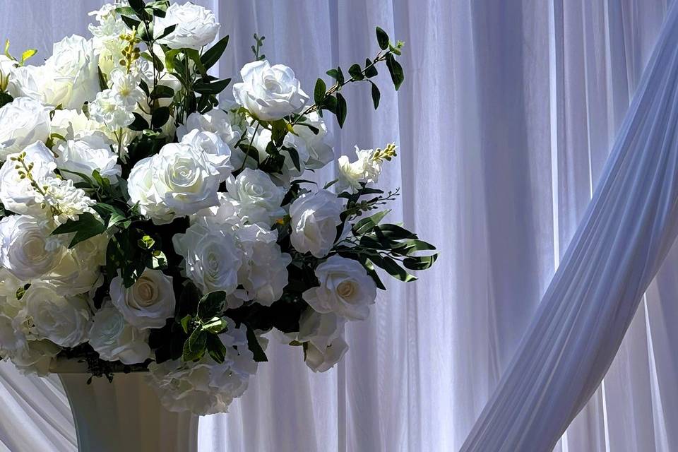 Venue wedding draping