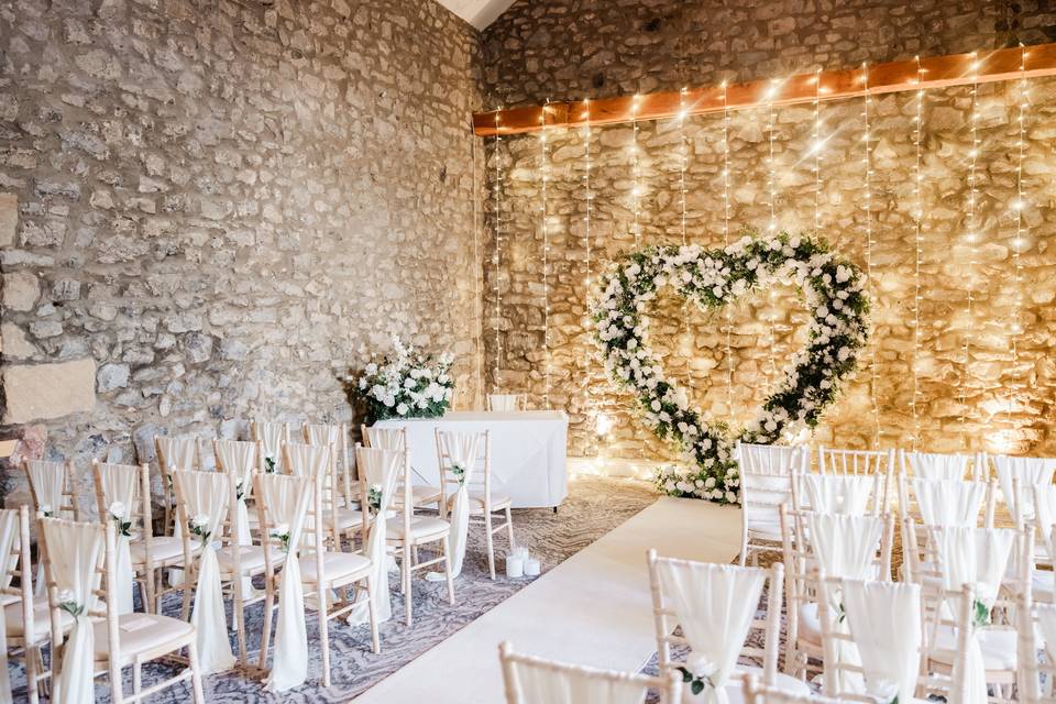 Coniston Hotel wedding styling