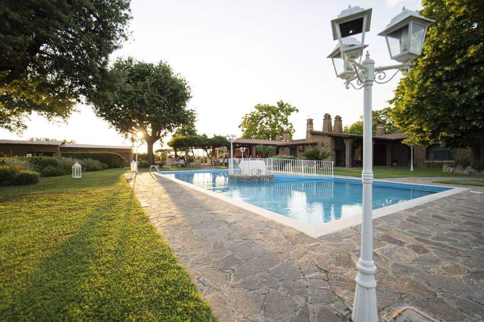 Pool area