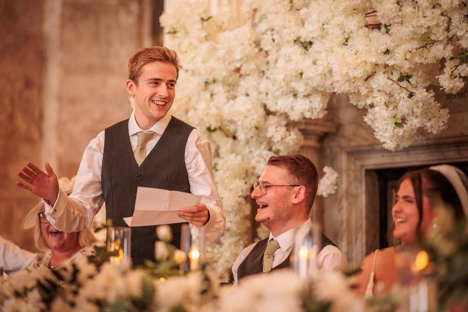 Hazlewood Castle wedding style