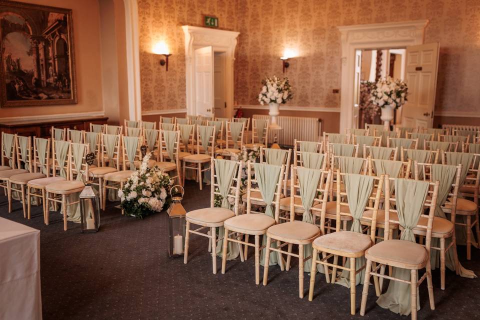 Hazlewood Castle Wedding Decor