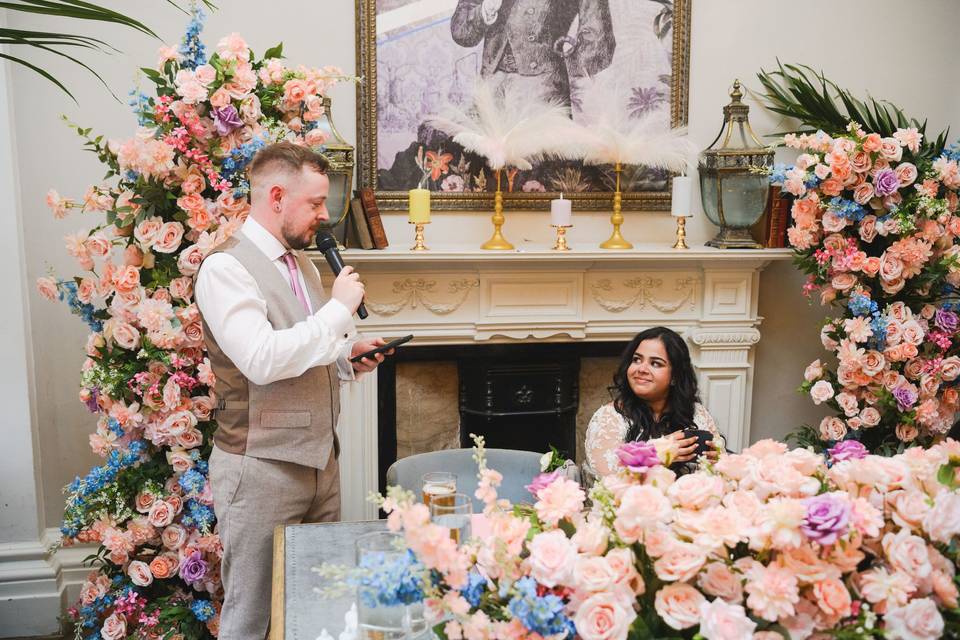 Pastel weddings yorkshire