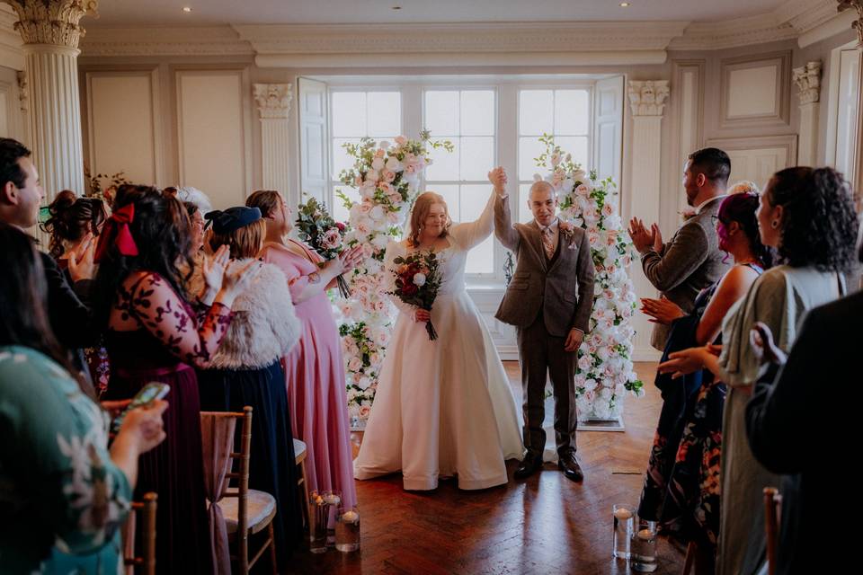 Swinton Estate pink wedding