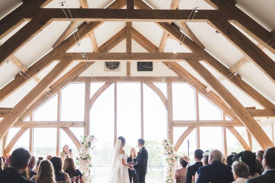 Sandburn Hall wedding decor
