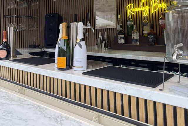 Front of bar
