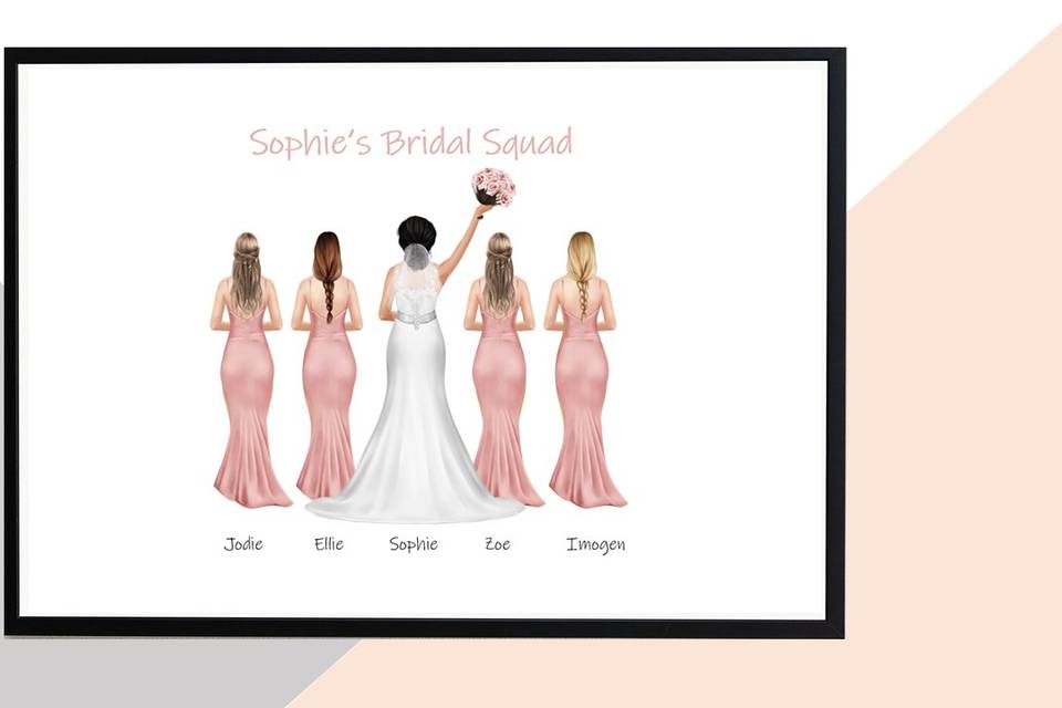 Bridal clipart gift