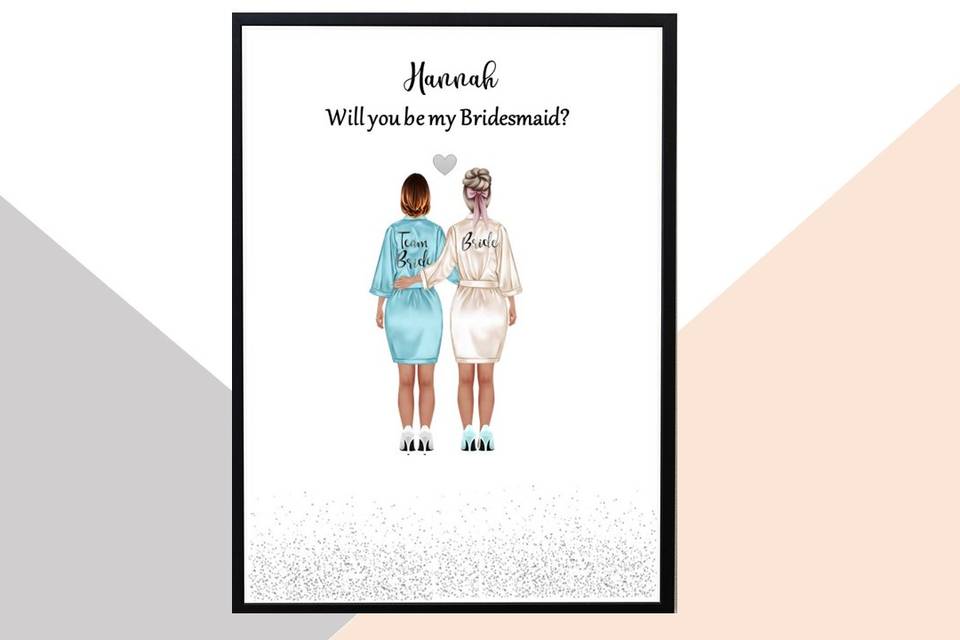 Bridal clipart gift