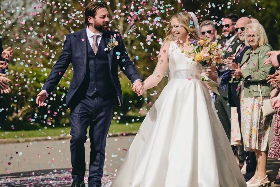 Happy bride alterations