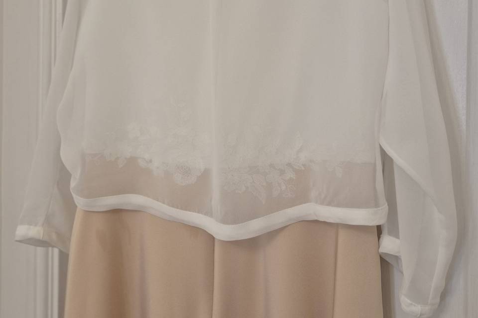 Bespoke chiffon jacket