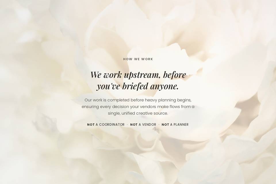 How we work