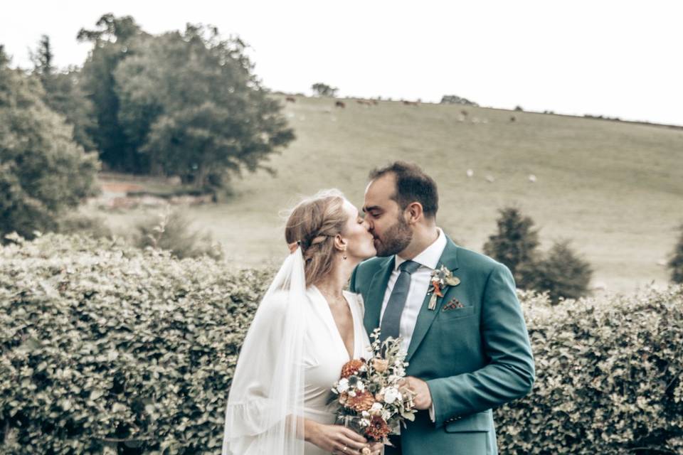 Bride and groom