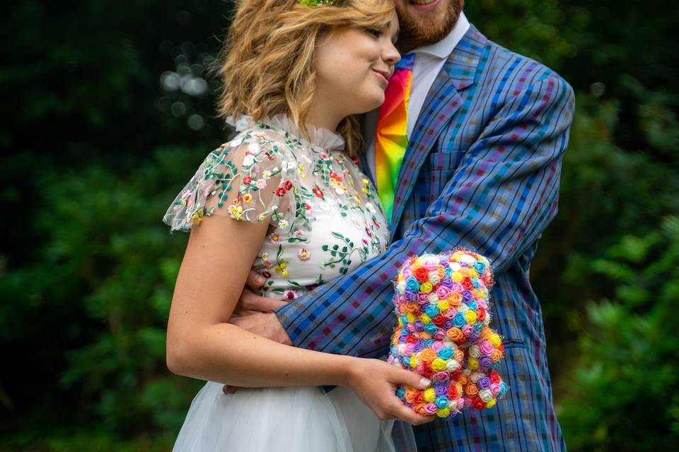 L&E's Rainbow Wedding