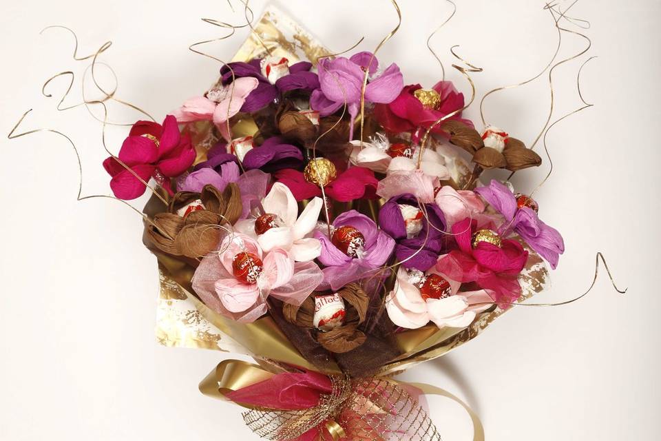 Chocolate flowers
