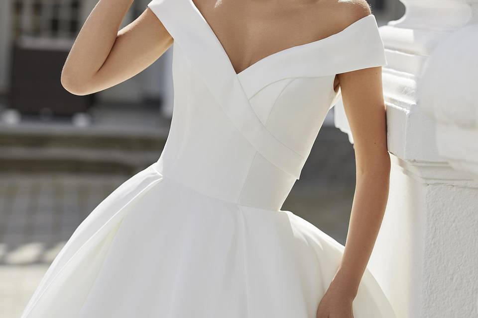 Off Shoulder Wedding