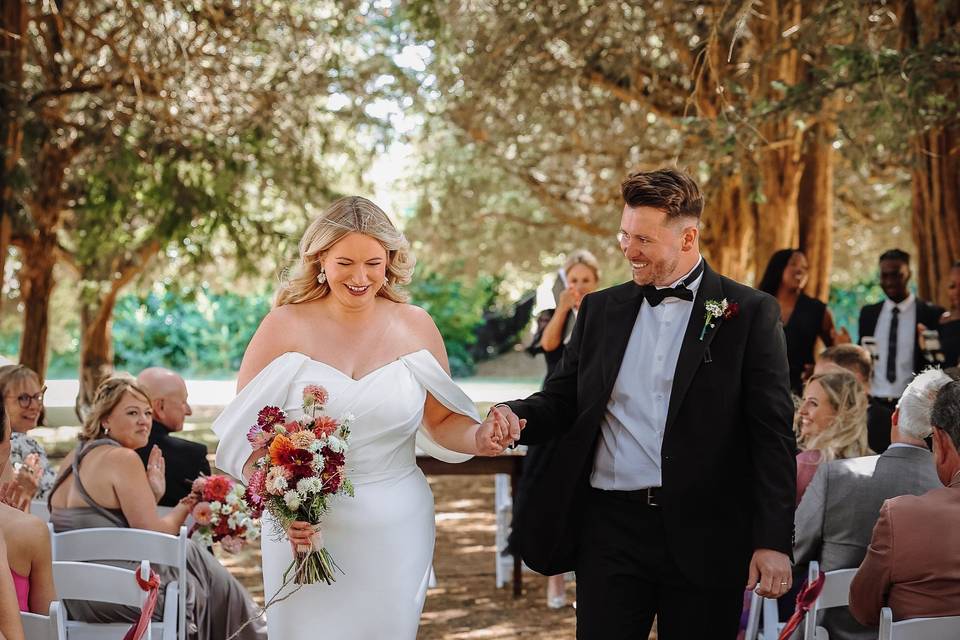 Ceremony Under Trees