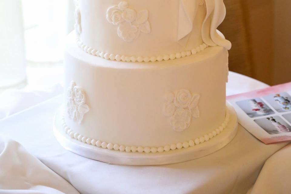 Four tier wedding cake