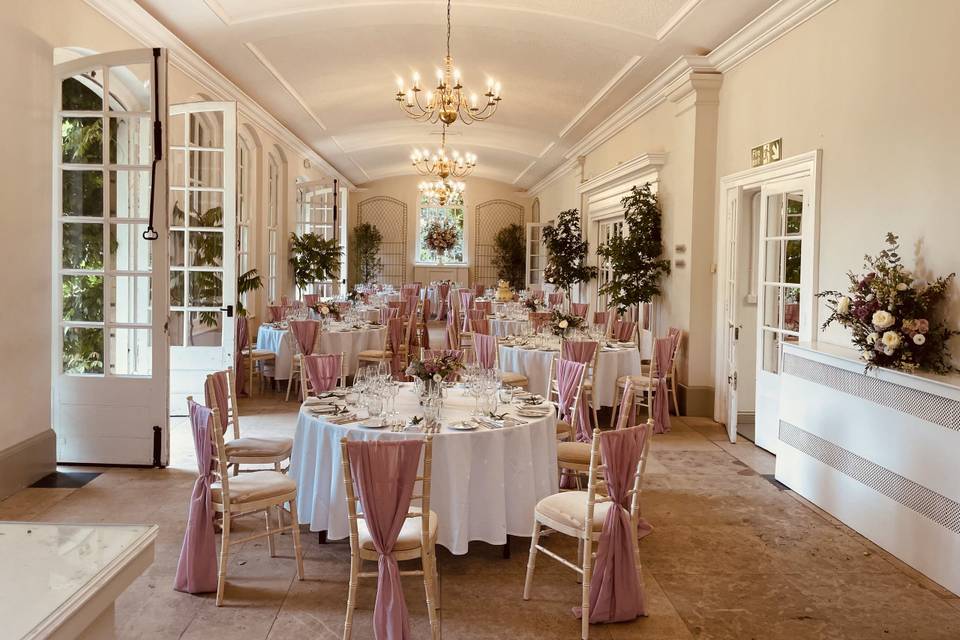 Wedding Breakfast - set up