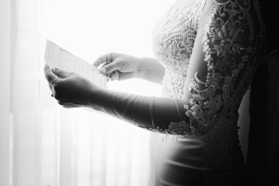 Bride morning