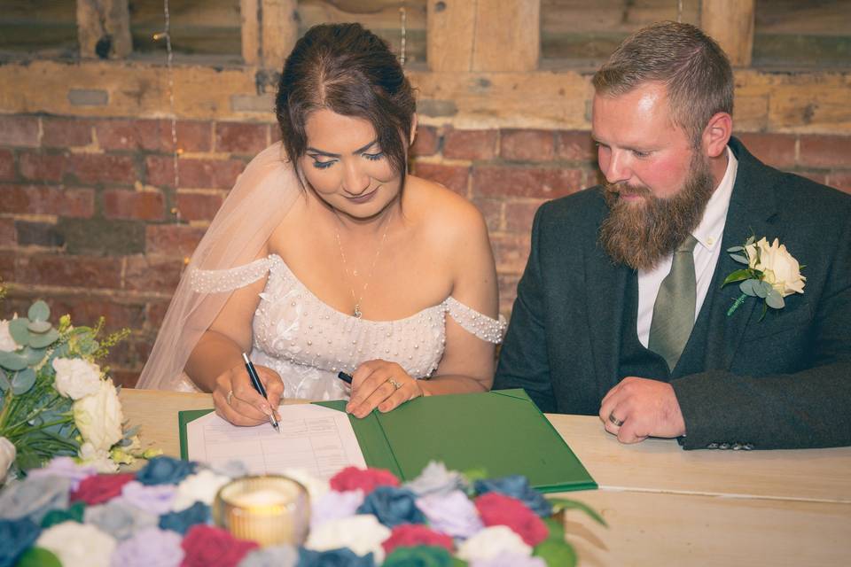 Wedding couples