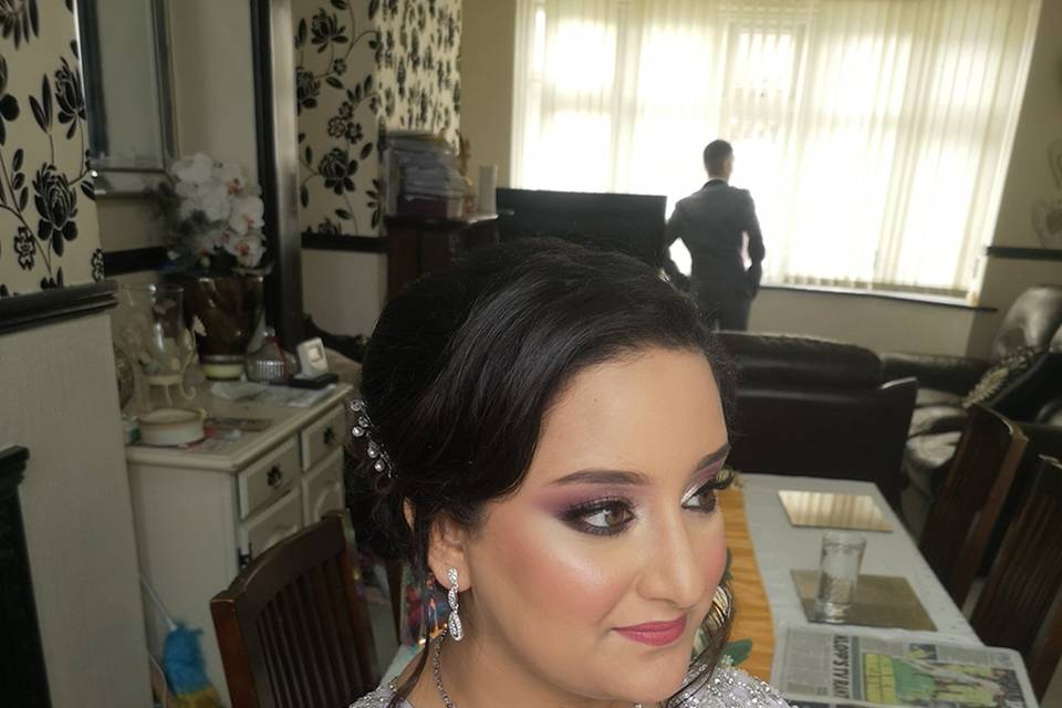 Civil bride hair and makeup