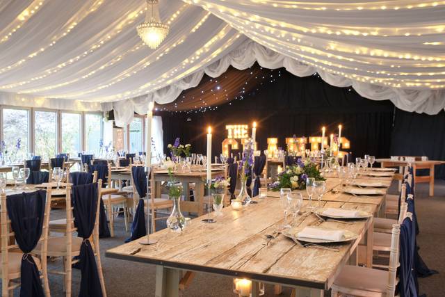 The dining area
