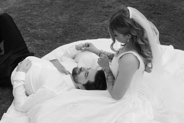 Bride and groom