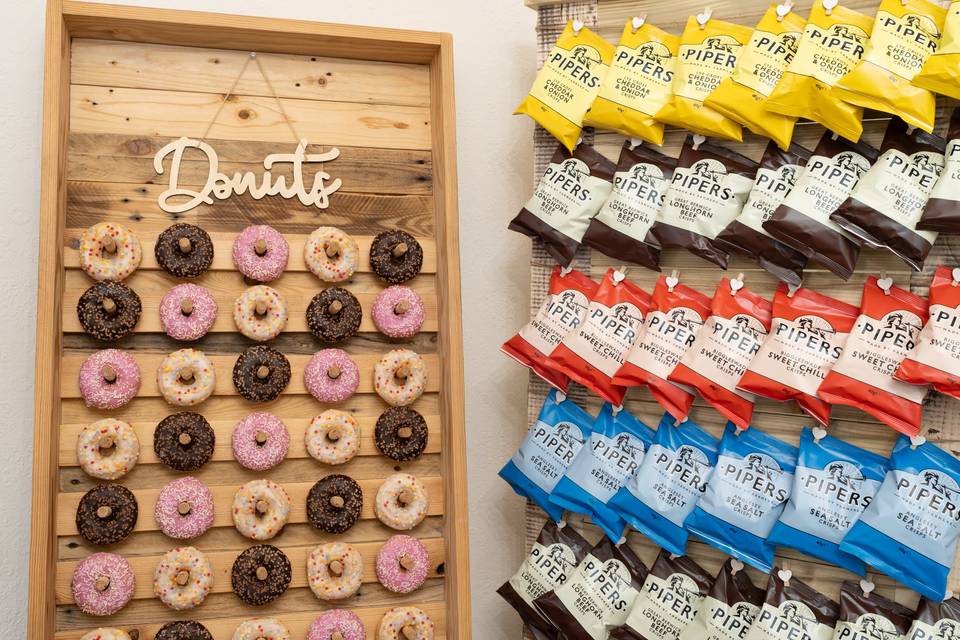 Crisp and doughnut wall