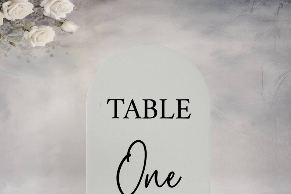 Arch Table numbers