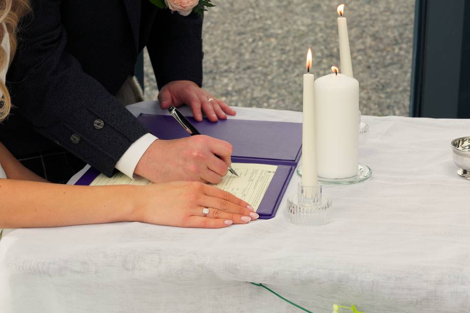 Marriage Signing