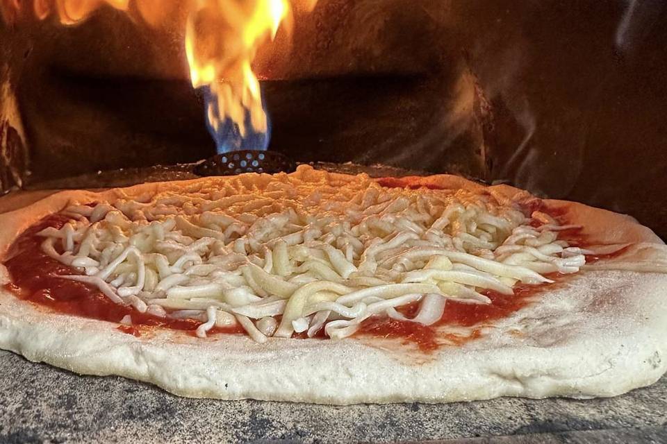 Wood fired pizza