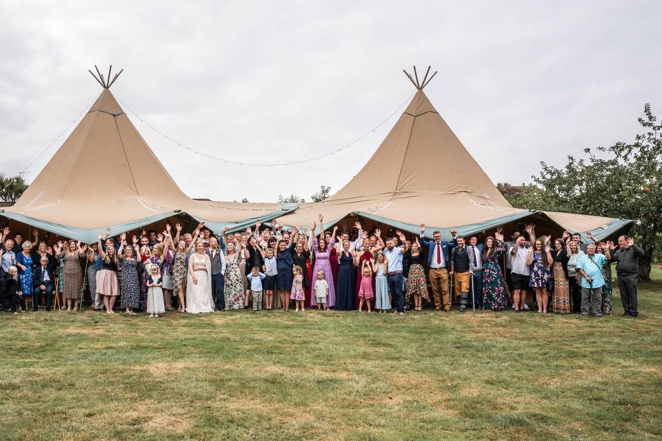 Large Family Group Shot