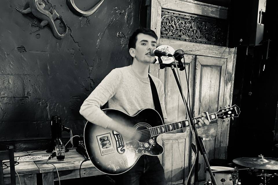 James playing live in York