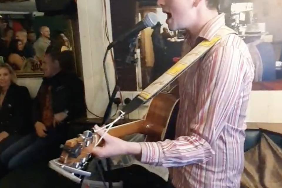 James playing The Habit York